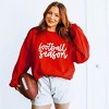 Simply Sage Market Women's Graphic Sweatshirt Football Season Cursive - 2 of 4