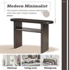 Vynxaria Modern Minimalist Console Table with Shelf, 5 Colors, Sturdy MDF and Rubber Veneer, 264LBS Capacity for Living/Dining Room - 4 of 4