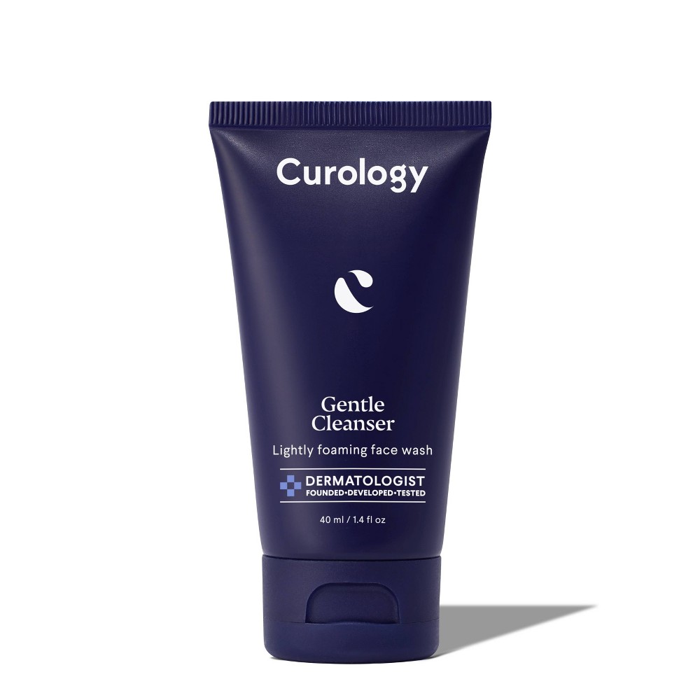 Photos - Facial / Body Cleansing Product Curology Gentle Cleanser, Lightly Foaming Face Wash - Unscented - 1.4 fl oz