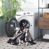 Malibu MBU825 Power Loomed Machine Washable Skid-Resistant Indoor Area Rug - Black/Brown - 9'x12' - Safavieh - 2 of 4