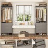 Aheaplus 24'' Freestanding Closet Organizer System with Hanging Rods and Drawers - 2 of 4