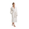 Pure Fiber Women's Coral Fleece Keila Faux Shearling Bathrobe - 3 of 4