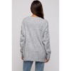 PinkBlush Grey Speckled Knit Maternity Sweater - 3 of 4