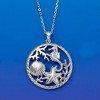 Ross-Simons Sterling Silver Sea Life Pendant Necklace - 4 of 4