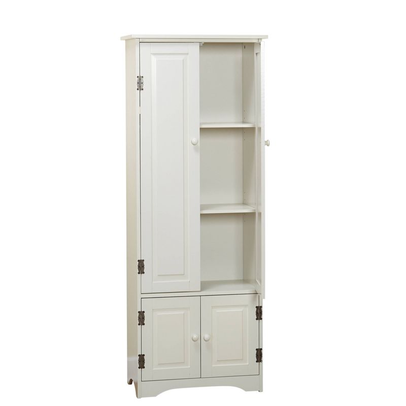 Extra Tall Antique Cabinet White - Buylateral, 5 of 7
