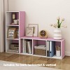 HOMLUX 3 Cube Decorative Bookshelf Open Bookcase Toy Storage Organizer Horizontal Vertical - 3 of 4
