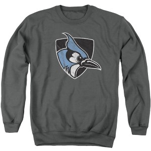 Johns Hopkins University Official Distressed Primary Logo Adult Crewneck Sweatshirt - 1 of 4