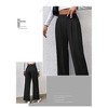 Coolmee Womens Baggy Wide Leg Pants Casual High Waist Palazzo Pant with Pockets - 4 of 4