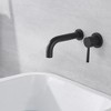 Sumerain Matte Black Tub Faucet Set Wall Mount Bathtub Faucet Single Handle, Rough-in Valve Included - 4 of 4