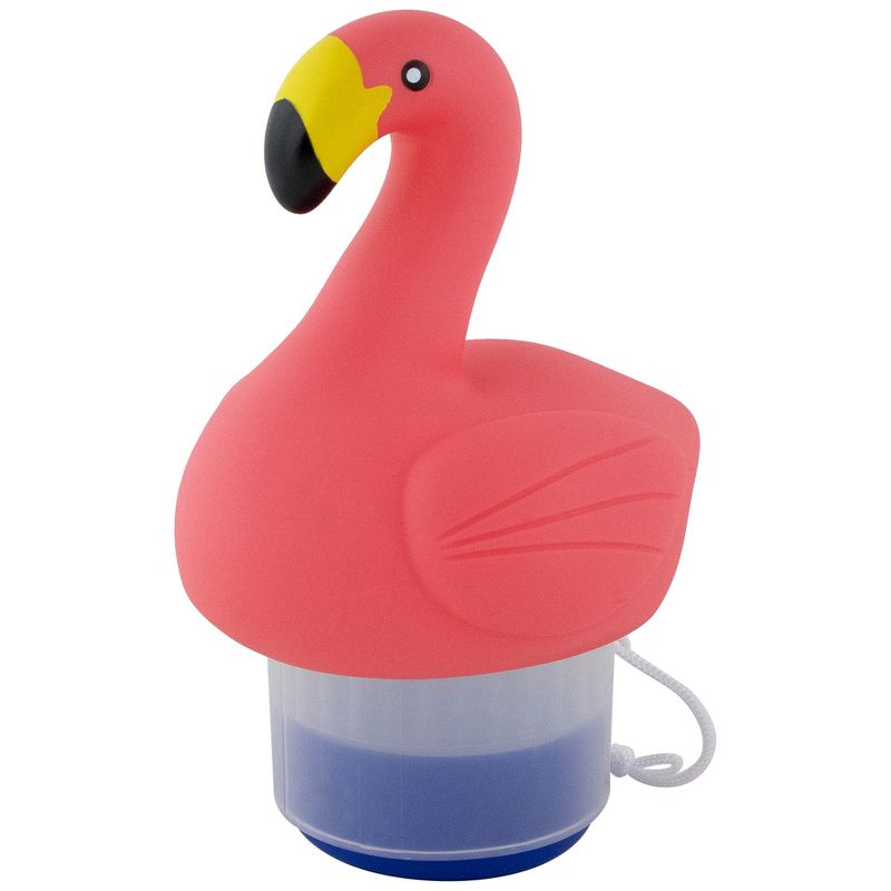 Swimline 12" Pink Flamingo Floating Pool Chlorine Dispenser, 3 of 8