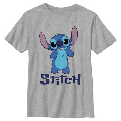 Boy's Lilo & Stitch Cute Portrait Stitch T-shirt : Target