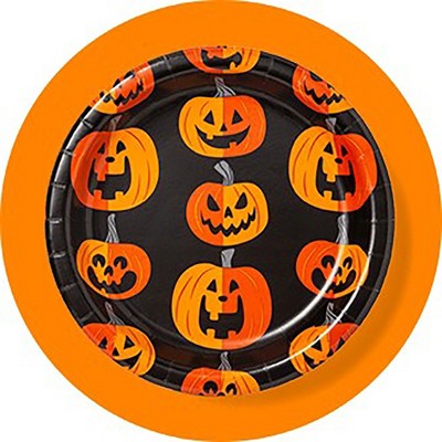 Blue Panda Halloween Party Supplies Paper Plates, Witch, Vampire, Mummy (9 in, 80 Count)