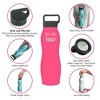 Healthy Human Stainless Steel Curve Water Bottle |(21 oz/ 621 ML, Hawaiian PInk) - 2 of 4