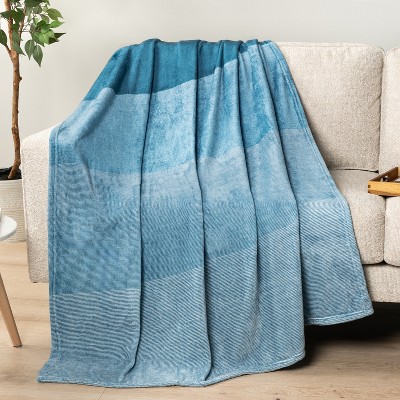 Kids Unisex Gradient Fleece Throw Blanket, 10" x 10"