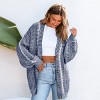 Women's Cable Knit Long Sleeve Longline Cardigan - Cupshe - 2 of 4