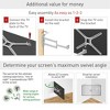 Barkan 13" - 65" Extra Long TV Wall Mount, Full Motion - Extension, Swivel & Tilt - 4 of 4