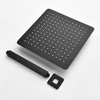 ChicFurnit Showerheads Metal Rainfall Shower Head Settings Diverter High Pressure Showerheads Angle Adjustable for Bathroom, 100.99, 12"*12"*3.6" - 3 of 4