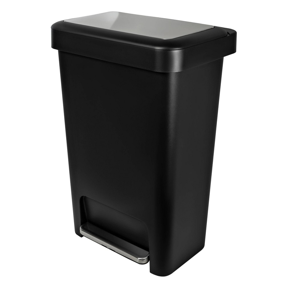 Hefty 12.4 Gallon Premium Step Trash Can -
