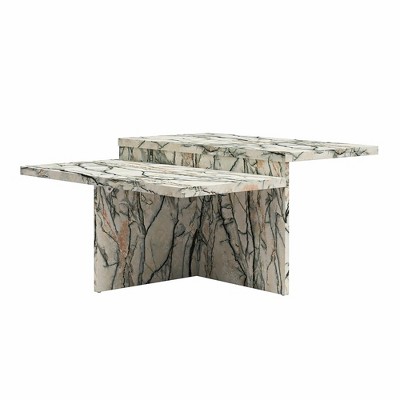 CosmoLiving Brielle Two-Tiered Coffee Table