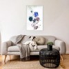 Amanti Art Bouquet Blue by Pernille Folcarelli Framed Canvas Wall Art - 4 of 4