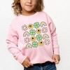 The Juniper Shop Smiley Clover Daisy Toddler Graphic Sweatshirt - 2 of 3