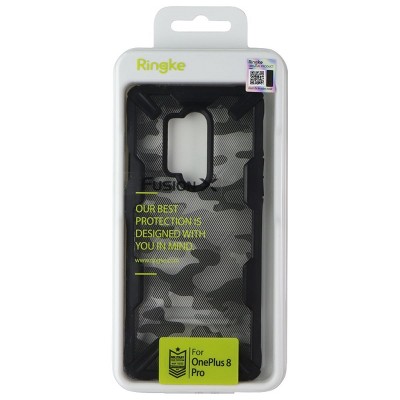 Ringke Fusion X Series Case for OnePlus 8 Pro - Black Camo