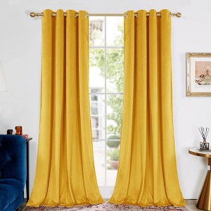 Deconovo Recycled Curtains Blackout Drapes 2 Panels - 1 of 4