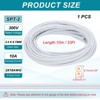 Unique Bargains SPT-2 Lamp Cord Insulated Conductor 18/2 PVC Covered Wires - 2 of 4