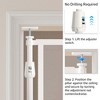 unipaws Transparent Clear Safety Cat Gate - Auto Closing - 4 of 4