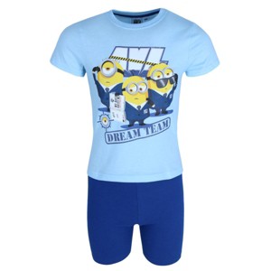 Textiel Trade Boy's Minions Short Sleeve Tee and Shorts Pajama Set - 1 of 4