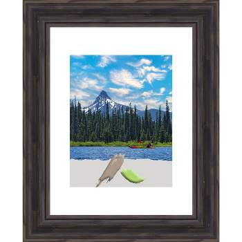 Amanti Art Rustic Pine Narrow Wood Picture Frame