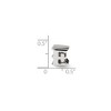 Black Bow Jewelry Sterling Silver Letter E Polished Bead Charm, 10mm - 2 of 3