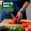 Bamboo Cutting Board for Kitchen BBQ Over The Sink, Ideal Charcuterie & Chopping for Meat, Vegetables and Fruits, Ideal Kitchen Gifts - 3 of 4