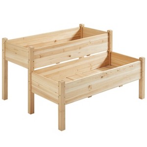 Yaheetech 2-tier Elevated Raised Garden Bed - 1 of 4