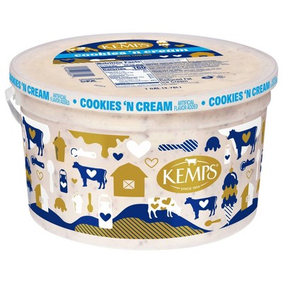 Kemps Cookies & Cream Ice Cream - 128oz
