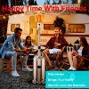 48,000 BTU Propane patio heater, outdoor LP gas heater with ignition system and wheels; double-layer burner for backyard, garden, and deck use. - 2 of 4