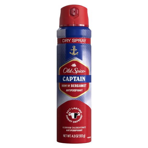 Old Spice Men's Antiperspirant & Deodorant Invisible Dry Spray Ultimate  Captain - 4.3 Oz : Target