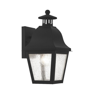 Livex Lighting Amwell 1 - Light Wall Light in  Black