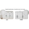 MAYEERTY White Floor Standing Storage Cabinet, 1 Door 1 Drawer Design with Versatile Space for Bathroom Bedroom - 3 of 4