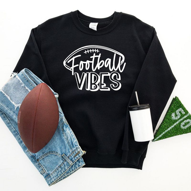 Simply Sage Market Women's Graphic Sweatshirt Football Vibes, 4 of 5