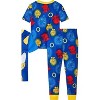 Sonic The Hedgehog Toddler Boy's 4-Piece Cotton Pajama Set - 3 of 3