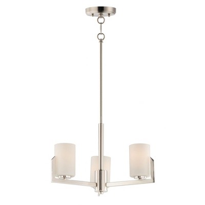 Maxim Lighting Dart 3 - Light Chandelier in  Satin Nickel