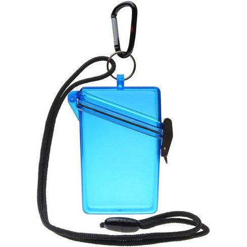 Clear Waterproof Card Case w/Lanyard