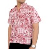 LA LEELA Men's Hawaiian Shirt Tropical Floral Beach Shirts Casual Button Up Short Sleeve Shirts for Men - 4 of 4