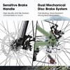 Gulches Mountain Bike 27.5 Inch Wheels, 21-Speed Mens Womens Trail Commuter City Mountain Bike,High Carbon steel Frame Bicycles,Green - 4 of 4
