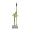 Elegant Crane Sculpture with Marble Base, Decorative Bird Statue for Tabletop Display, Living Room Accent, Entryway Decor, or Centerpiece Ornament - 3 of 4