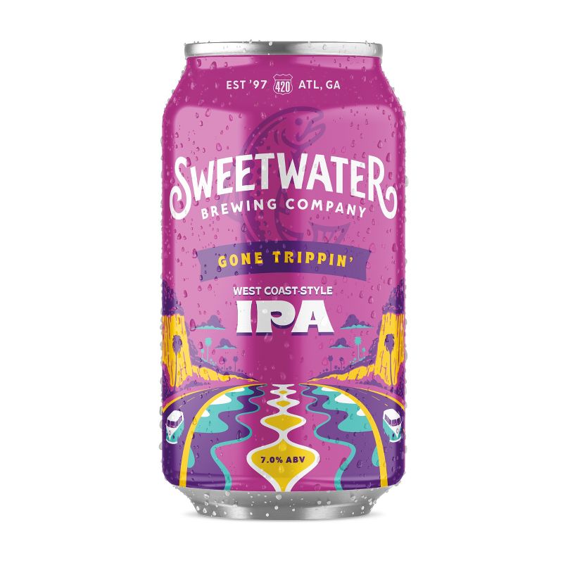 SweetWater Brewing IPA Variety Pack - 12pk/12 fl oz Bottles, 6 of 7