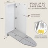 Ivation Foldable Ironing Board Cabinet Wall-Mount with Farmhouse Door - 4 of 4