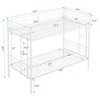 ALEXOUN Bunk Bed Twin Over Twin, Metal Bunk Beds with Ladder and Full-Length Guardrail, No Box Spring Needed, Space Saving, Noise Free - 3 of 4