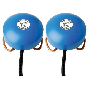 Farm Innovators Economical 1000 Watt Floating Tank De-Icer with Thermostatically Controlled for Metal Tanks, Patio, Lawn and Garden, 2 Pack, Blue - 1 of 4